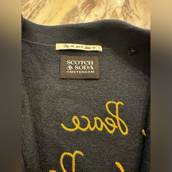 Great Cardigan, like new, large scotch and soda - Picture 2 of 3